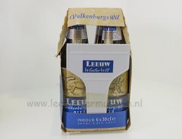 Leeuw Wit bier sixpack krabber 1996 zijkant